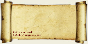 Jovana Mraković vizit kartica